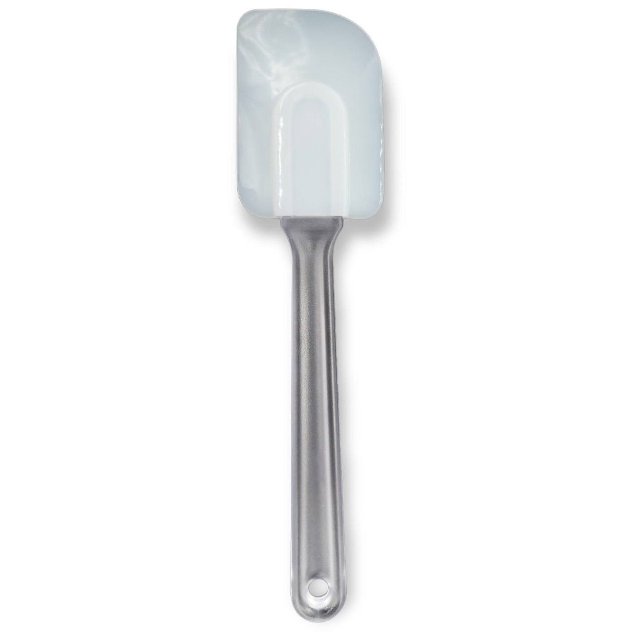 Handy Housewares 10" Long Flexible Silicone Head Spatula with Frosted Plastic Handle